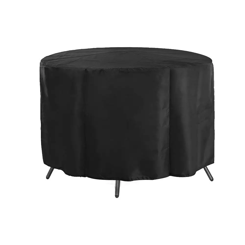 

Round UV Protection Waterproof Dustproof Outdoor Furniture Garden Table Cover Set