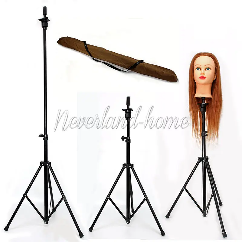 Professional Black Adjustable Tripod Stand Training Head Display