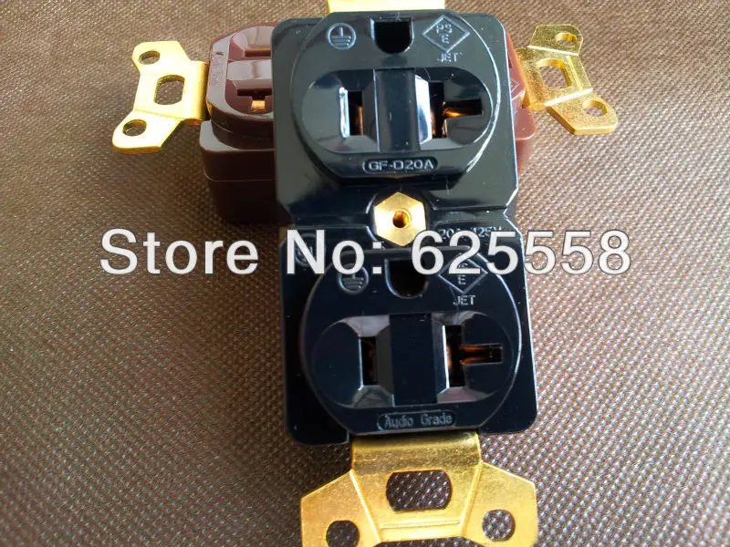 

Gaofei BLA-D20 Red Copper AC 20A Power Receptacles wall outlet power distributor