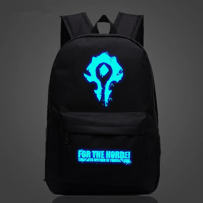 Fvip wow عن العالم من علب الحشد حقائب مدرسية مضيئة القبيلة تحالف نايلون mochila غلاكسيا Fvip wow عن العالم من علب الحشد حقائب مدرسية مضيئة القبيلة تحالف نايلون mochila غلاكسيا