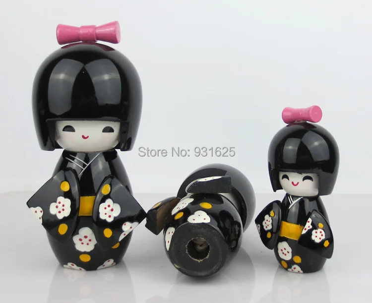 wooden geisha doll