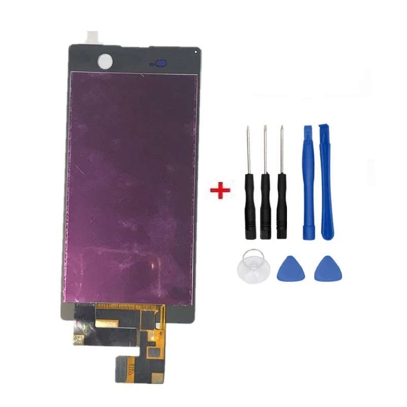 

100% Working LCD Display For Sony Xperia M5 Touch Screen Digitizer Assembly E5603 E5606 E5653+Tools+Tapes+Free Shipping