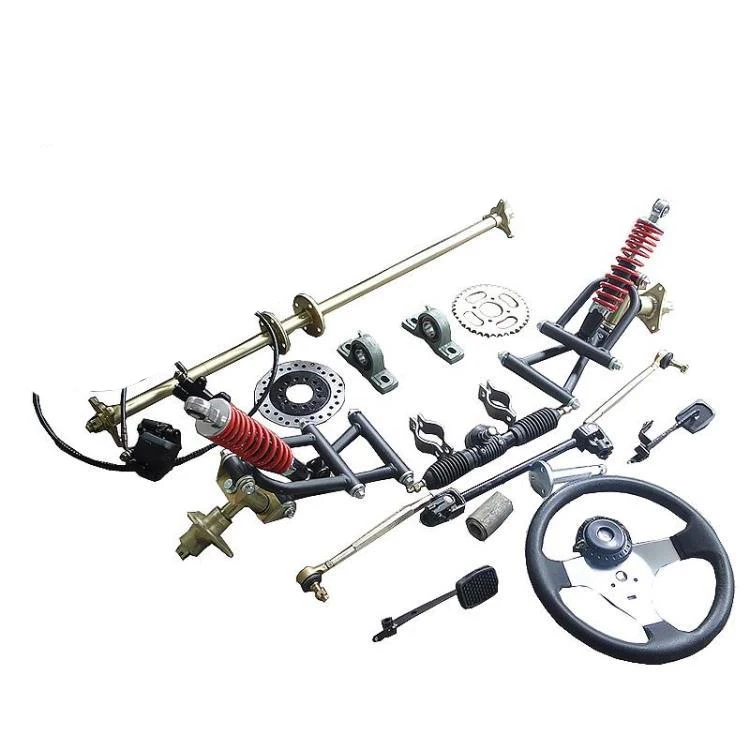 

KARTING GO KART Front Suspension Structure Support Shock Absorbers Steering Swingarms Motorcycle Rear Axle