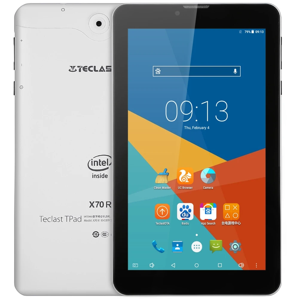 Teclast X70R 3 Г Фаблет Intel Atom София X3-C3230 64bit Quad Core IPS Retina Экран Android 5.1 7.0 &quot2 ГБ + 32 Tablet PC |