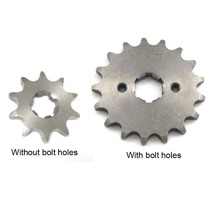 428 цепь передняя Звездочка 10 12 14 15 16 17 зуб 17 мм 20 мм для питбайк китайский мотоцикл Скутер ATV Мопед Запчасти
