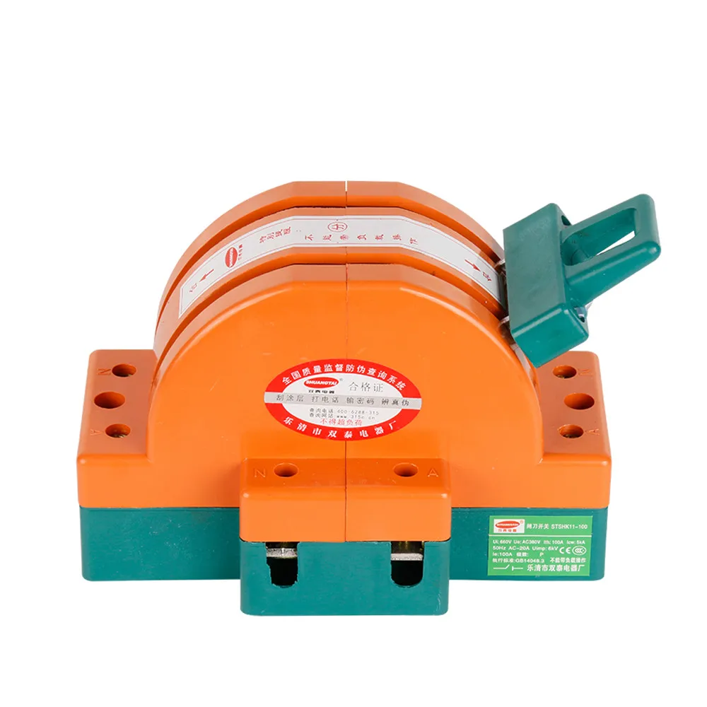 Wholesale Heavy Duty 100A Two Poles Double Throw Knife Disconnect