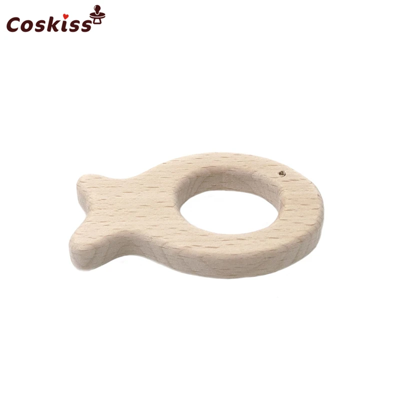 Деревянная подвеска в виде рыбы из бука|baby teether|baby teether woodteether baby |