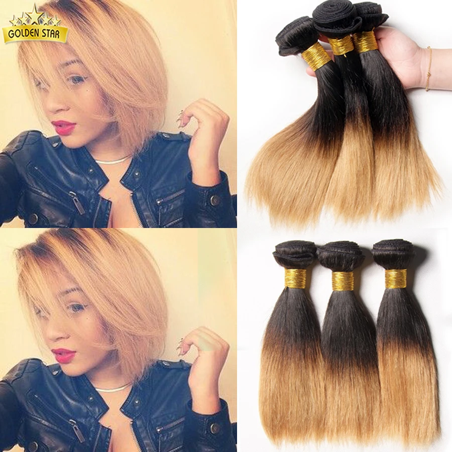 8a Ombre Peruvian Hair Ombre Peruvian Straight Hair 4pcs Cheap