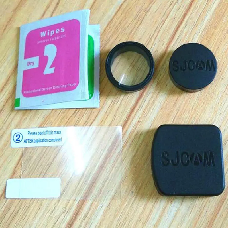 

SJCAM Accessories Screen Protective Film for SJ6 Glass UV Lens Cap Camera Lens Cap Waterproof Housing Case Cap for SJ6 Legend