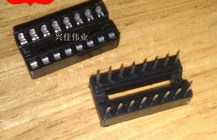 

Free Shipping 50pcs 16 Pin DIP SIP IC Sockets Adaptor Solder Type