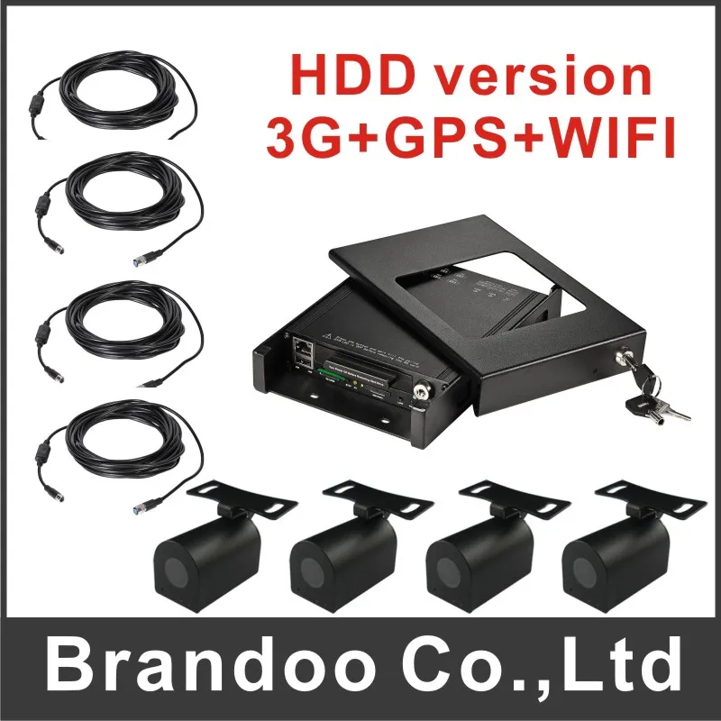 4ch 3G car dvr use ssd memory 3G GPS 4 font b camera b font 4