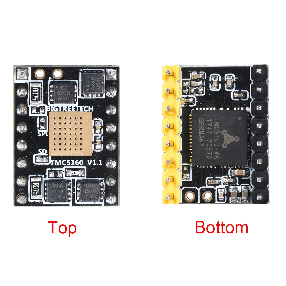 Драйвер шагового двигателя BIGTREETECH TMC5160 V1.1 SPI TMC2208 TMC2130 детали для 3D принтера SKR V1.3