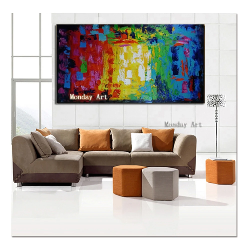 

Large size Hand Painted Canvas Oil Painting new handmade Modern Abstract Oil Painting On Canvas For Living Room Home Decoration