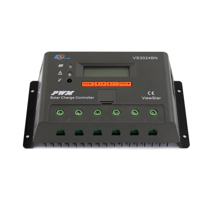 30A View Star VS3024BN 12V 24V Auto EP PWM Solar Charge Controller LCD Display 30A View Star VS3024BN 12V 24V Auto EP PWM Solar Charge Controller LCD Display