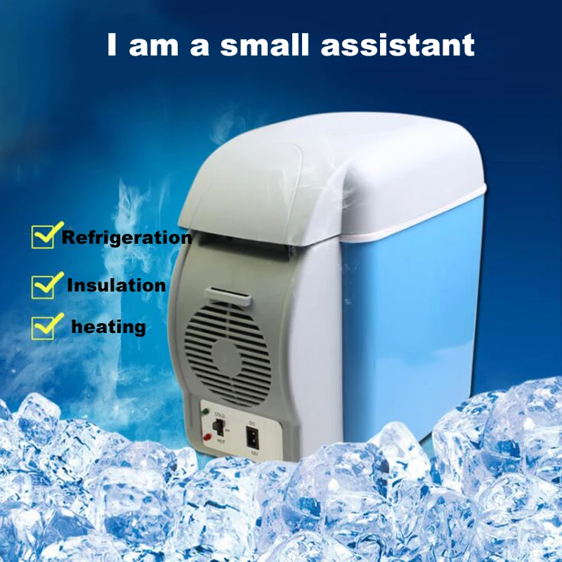7.5L Mini Portable 12V Car Refrigerator Multi-Function Home Travel Vehicular Fridge Dual-use Cooler Warmer Temperature Control 7.5L Mini Portable 12V Car Refrigerator Multi-Function Home Travel Vehicular Fridge Dual-use Cooler Warmer Temperature Control