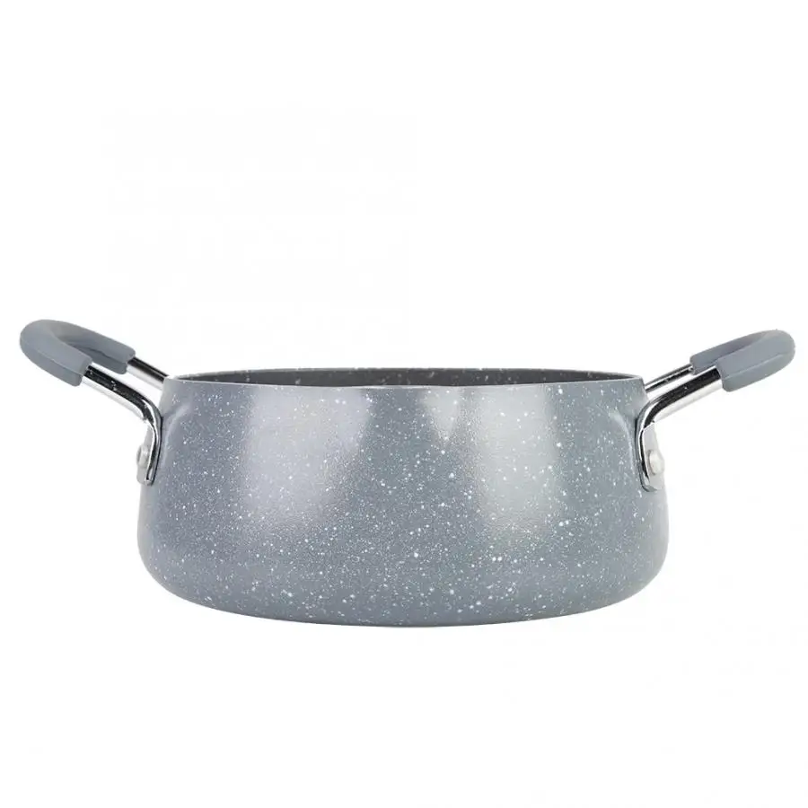 

Medical Stone Pot Frying Pan with Drain Rack Outdoor Picnic Portable Frying Pan Multi-purpose Kitchen Pot