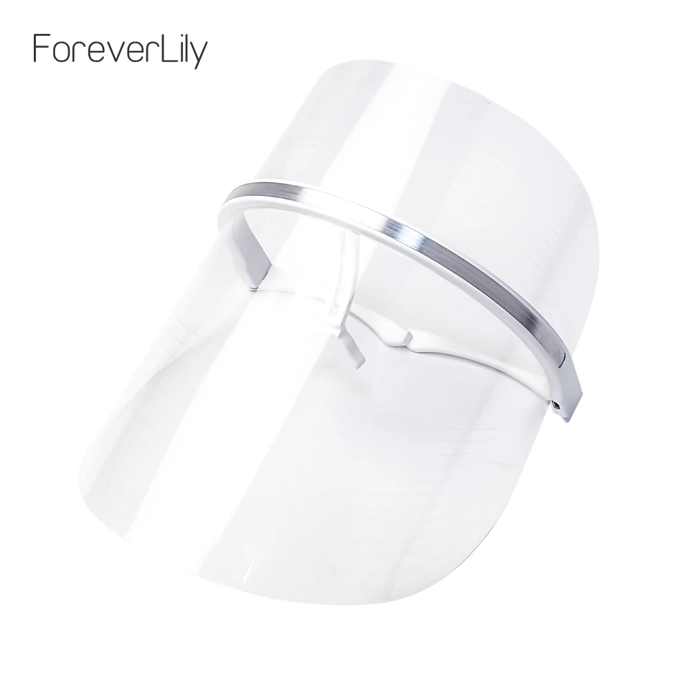 

Foreverlily 2 Colors Led Light therapy Led Facial Mask Face Machine Device Wrinkle Removal Skin Rejuvenation Beauty Face Tools