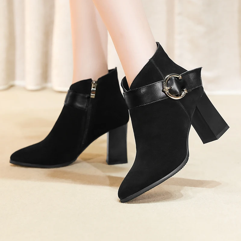 

Thick with sheepskin boots, delicate sheep, anti-skin, warm, velvet, durable, thin, pointed, pedicure, non-slip wear-resistant r