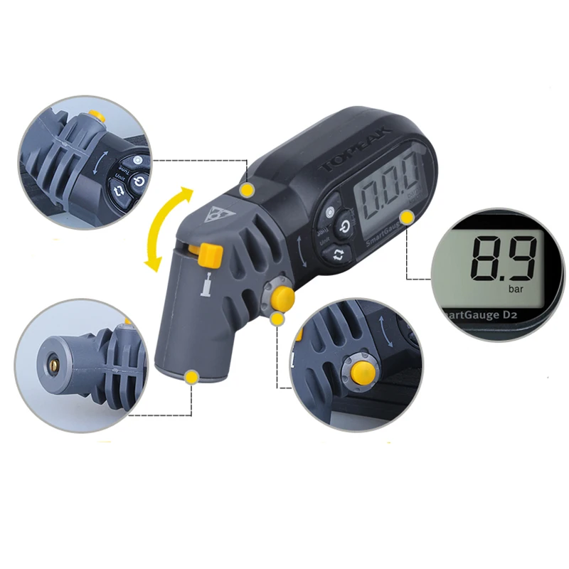 topeak smart d2 digital gauge