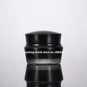 30G black glass bottle/jar/pot for cream/essence/serum/gel/moisturizer/mask/gel wax skin care jar/pot cosmetic packing 30G black glass bottle/jar/pot for cream/essence/serum/gel/moisturizer/mask/gel wax skin care jar/pot cosmetic packing