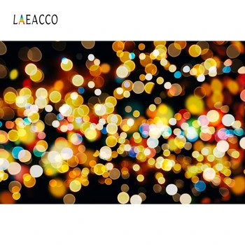 

Laeacco Light Bokeh Bling Dots Backdrop Customized Baby Portrait Photography Backgrounds Photographic Backdrops For Photo Studio