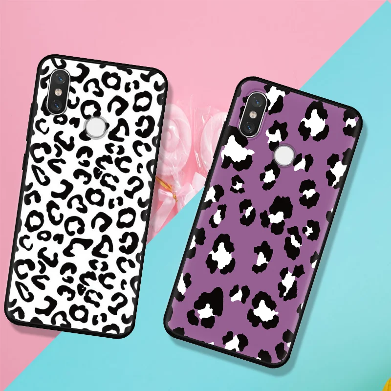 

Fashion Colorful Leopard Print Case For Xiaomi Redmi Note 6 5 Pro 3 4X S2 4X 4A 5 Plus 6A TPU For Xiaomi Mi A2 6X A1 5X Coque