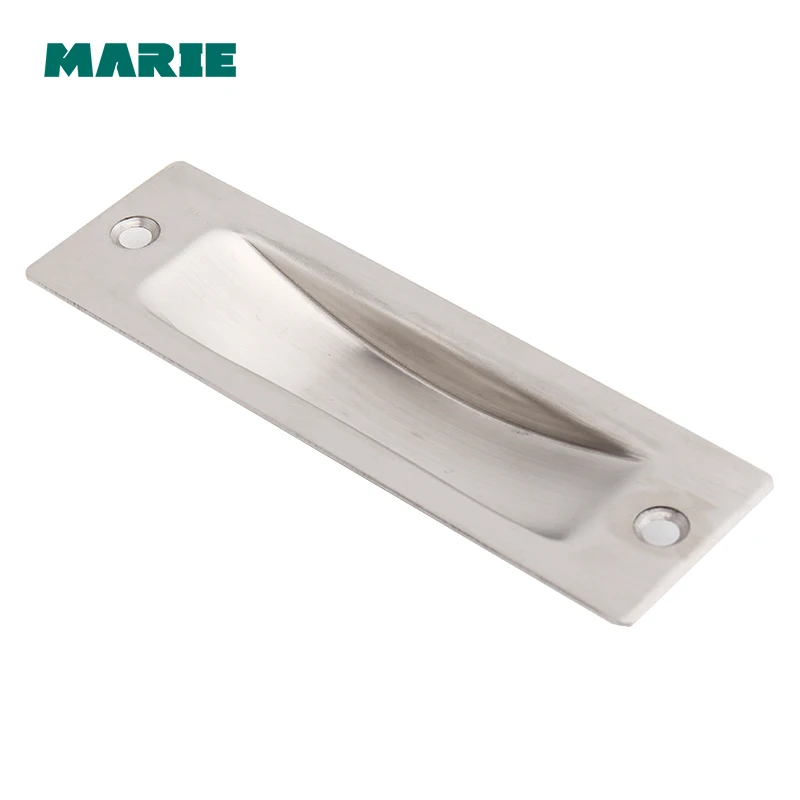 square handle invisible Recessed furniture Handle conceal drawer flush pull