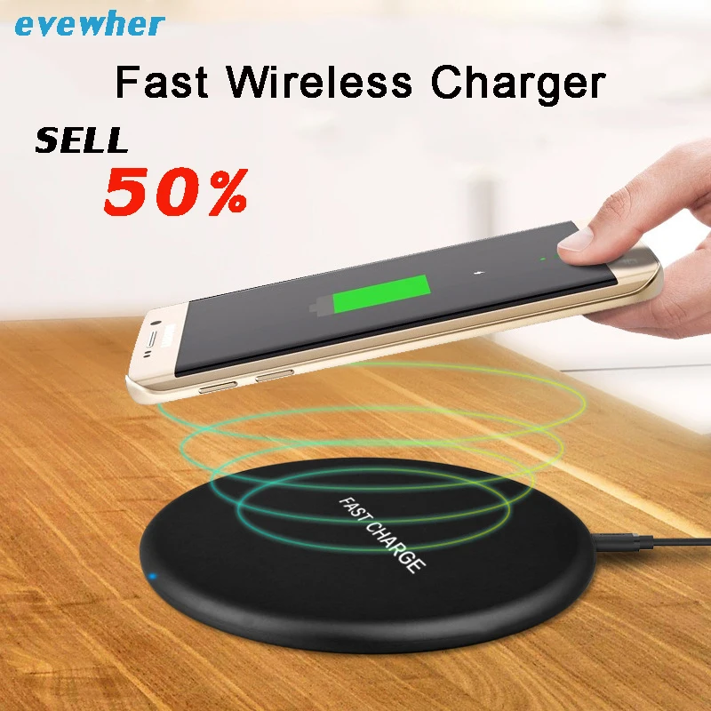 10W Wireless Charger for iPhone X/8 Visible Fast Wireless