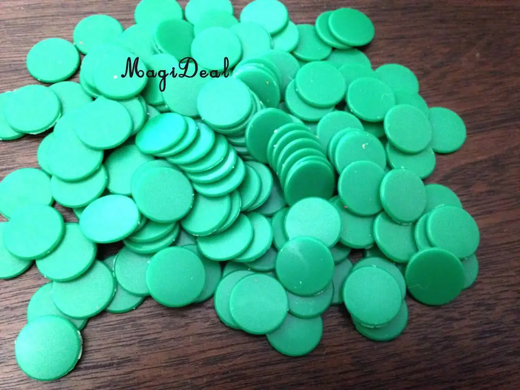 100x 18mm New Plastic Counters Board Game Party Table Game Tiddlywinks Teaching Aid Math Counting Toys for Kids Children