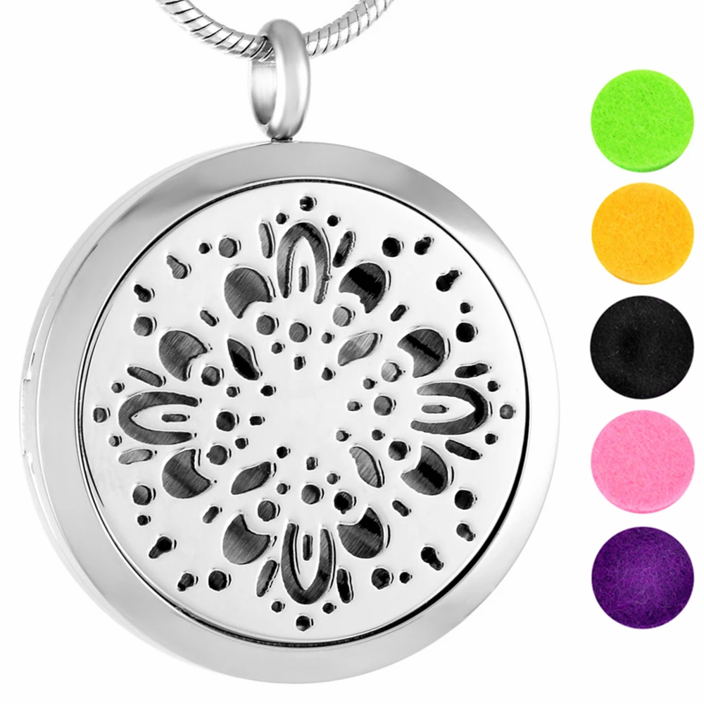 

MJP0013 (Free Pads) Aromatherapy Diffuser Pendant Necklace Locket Personal Wearable Aroma Diffuser for Essential Oils