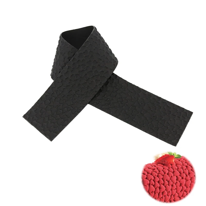 

3D Silicone Heart Texture Mat Decorating Tools For Cakes Dessert Mousse