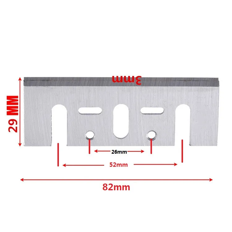 HSS 2 шт. 82 мм Длинный Электрический woord рабочий строгальный станок лезвия нож запасные части для Makita 1900B HITACHI F20A