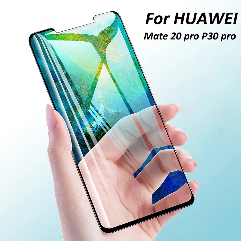 УФ полное клеевое закаленное стекло для huawei P30 lite P20 pro Защита экрана mate 20 Nano жидкое