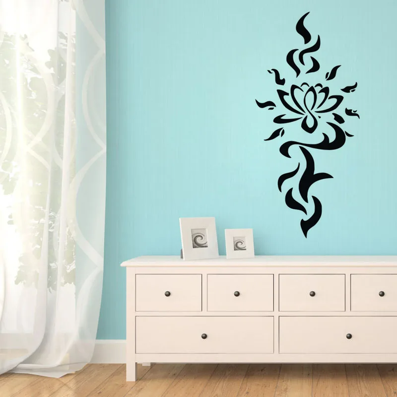  Beautiful  Namaste Lotus Wall  Stickers  Bathroom Tile 