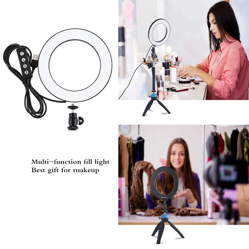 

2019 Cosmetic Makeup Mirror Tool Illuminated Modes Dimmable Photography Light LED Adjustable To Use for Bathroom