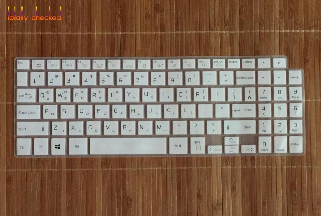 Для 15," Lg Gram 15 15Z960 15Z970 15Z975 15Z980 серии ноутбука Защитная пленка для клавиатуры крышка защитная обложка для клавиатуры крышка - Цвет: White