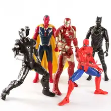 5pcs Super Hero Action Figure 17cm The Avenger Toys Spider Man Iron Man Thor Captain America Hulk PVC Action Figure Toy Doll 5pcs Super Hero Action Figure 17cm The Avenger Toys Spider Man Iron Man Thor Captain America Hulk PVC Action Figure Toy Doll