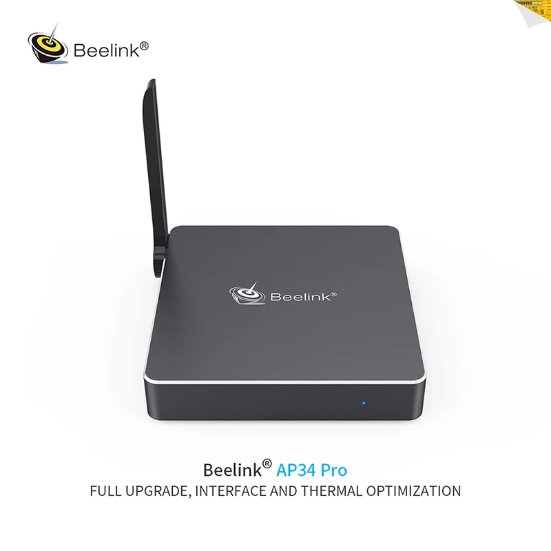Beelink AP34 Pro Mini PC Процессор Intel N3450 4 ГБ/6 ГБ 64 поддерживает Windows 10 Bluetooth BT 0 USB 3 ТВ коробка