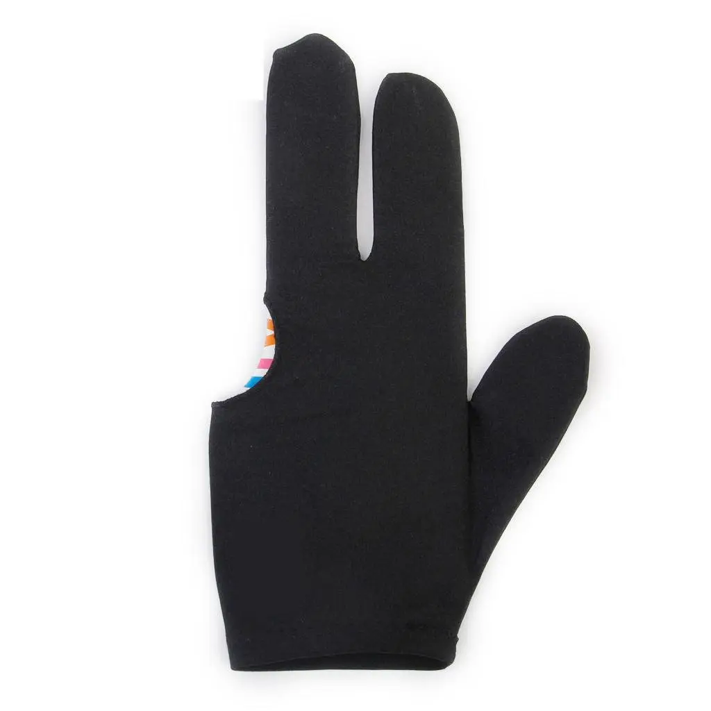 Лиса улыбается 2 шт. 3 палец бильярд снукер перчатки бассейн перчатки для бильярда Цвет: черный, синий левая рука
