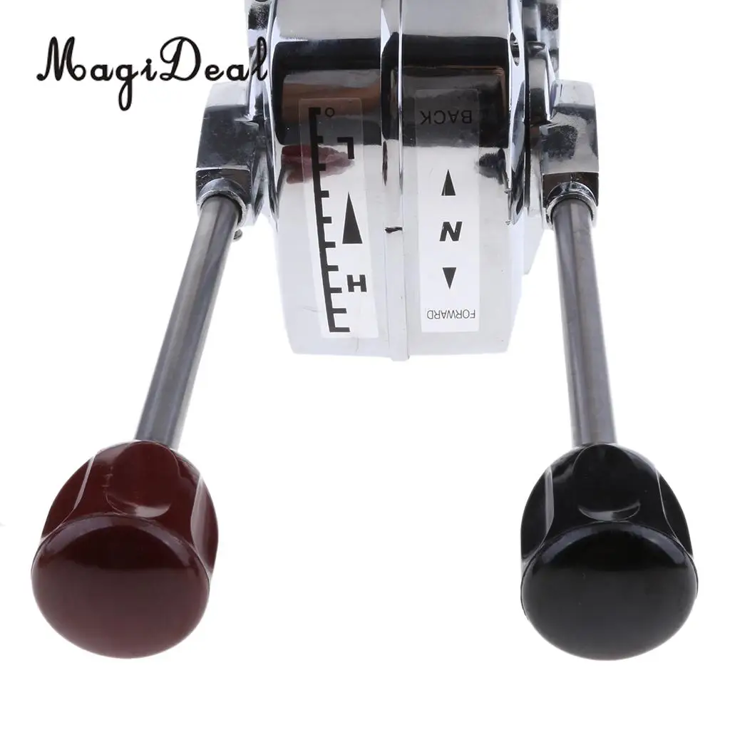 MagiDeal Marine Durable YK6 Boat Control Lever Top Mount Marine Engine Throttle Control  for Kayak Canoe Boating Dinghy Yacht