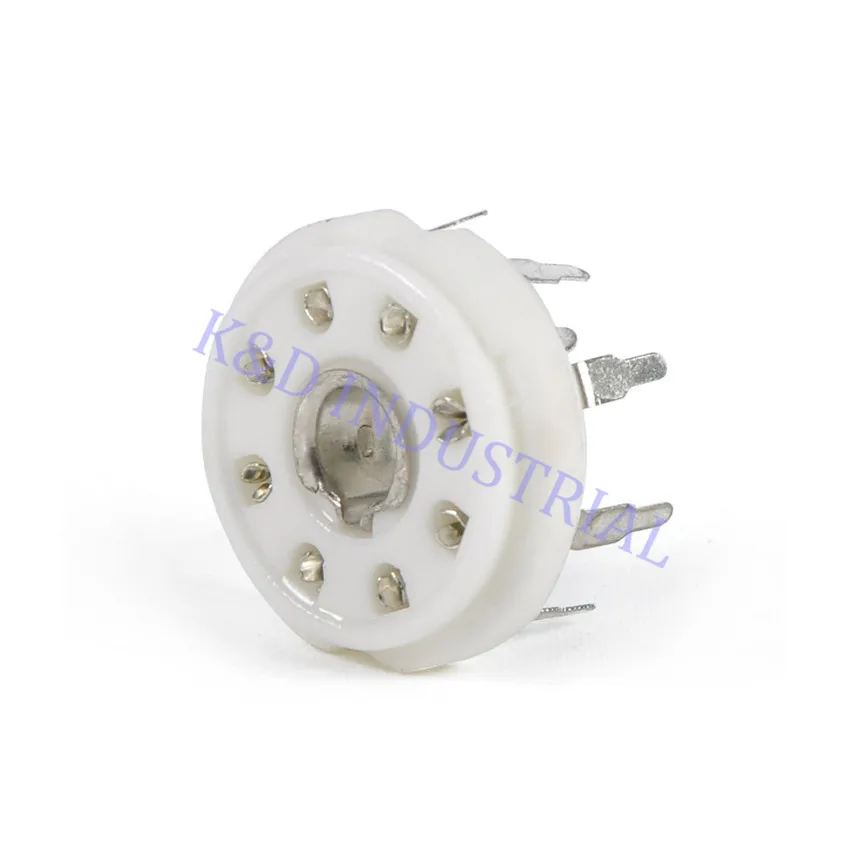 10 шт. 8 контактный клапан Octal Ceramic Loctal Tube Socket 5B254 1LA6 B8G Base PCB Mount|tube valve|valve tubeoctal tube socket |