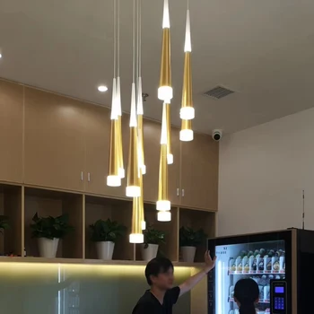 

Modern led Conical pendant light Aluminum metal home,Industrial lighting hang lamp dining room bar cafe droplight fixture