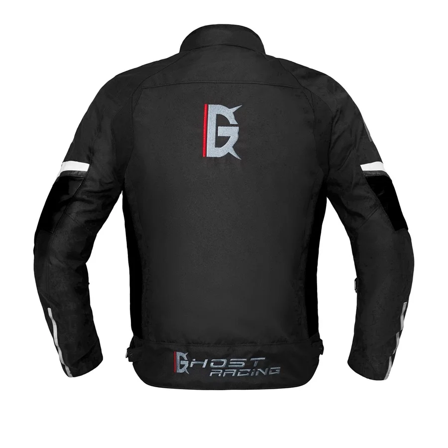 Envío libre 1 piezas nuevos hombres de la motocicleta Moto Bike Racing trajes ropa de montar armaduras con 5 piezas almohadillas