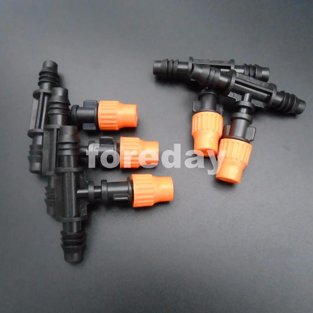 

Новинка, 10 шт., микрораспылительная Форсунка 8 мм T-JOIN для домашнего сада 8 9 мм 10 шт. в партии, теплицы * FD037X10