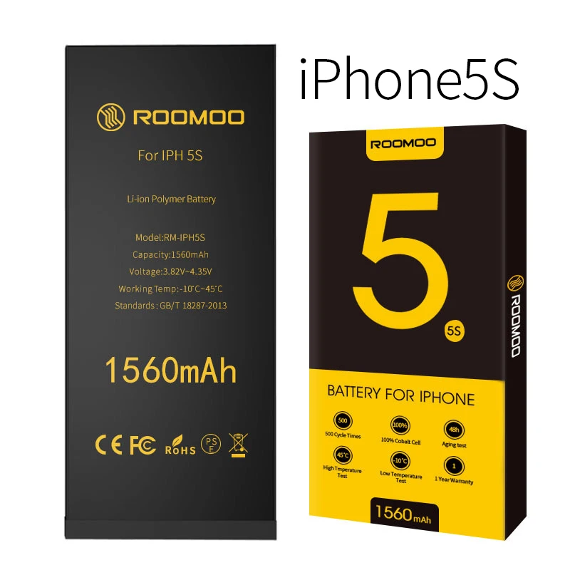 Запасная батарея мобильного телефона для iPhone 5/5S/5SE 5C/6 6s смартфон Замена батареи с подарочной коробкой Прямая поставка