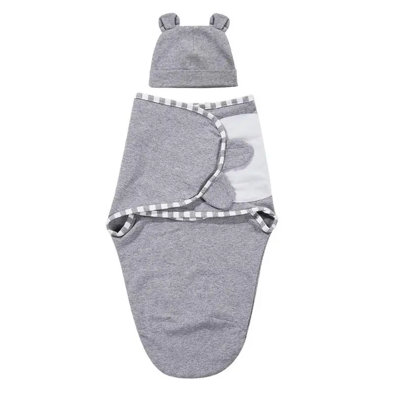 2 шт./компл. мягкий муслин для завёртывания для пеленания одеяло для новорожденных пеленание полотенце шляпа для малышей Восхитительный