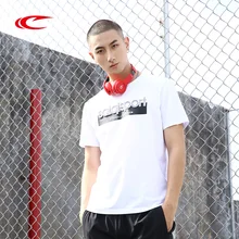 SAIQI Новая мужская летняя спортивная футболка для бега Мужская хлопковая футболка с короткими рукавами из спандекса фу