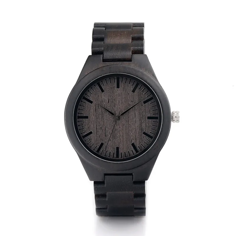 BOBO BIRD Wooden Watch Men relogio masculino Timepieces Japan Movt 2035 Quartz Watches Special for Drop Shipping