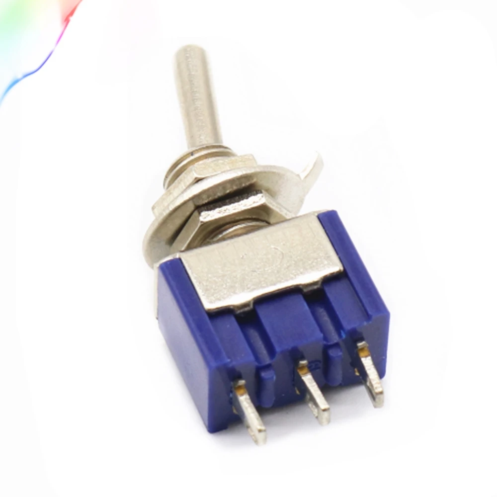 

10Pcs Toggle Switch ON-OFF 3Pin 3 Position Latching MTS-102 AC 125V/6A 250V/3A Power Button Switch