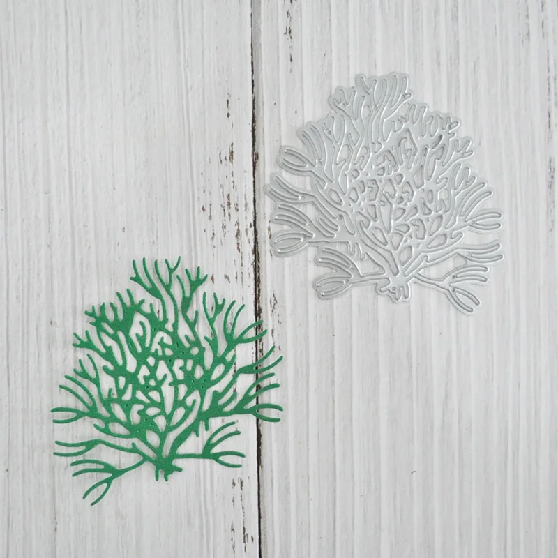 Happymems режущие штампы ветви деревьев морские водоросли поделки украшения для скрапбукинга украшения для дома Металл подарочные режущие штампы